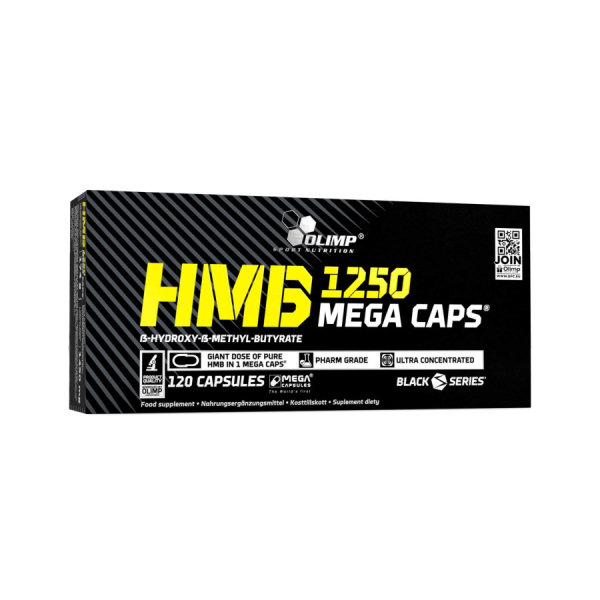 Післятренувальний комплекс Olimp Sport Nutrition HMB 1250 Mega Caps, 120 капсул