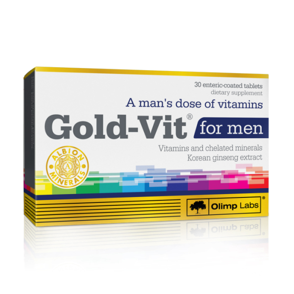 Вітаміни та мінерали Olimp Sport Nutrition Gold Vit for Men, 30 капсул