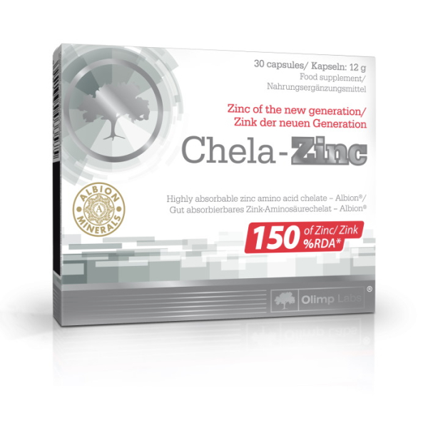Вітаміни та мінерали Olimp Sport Nutrition Chela-Zinc, 30 капсул