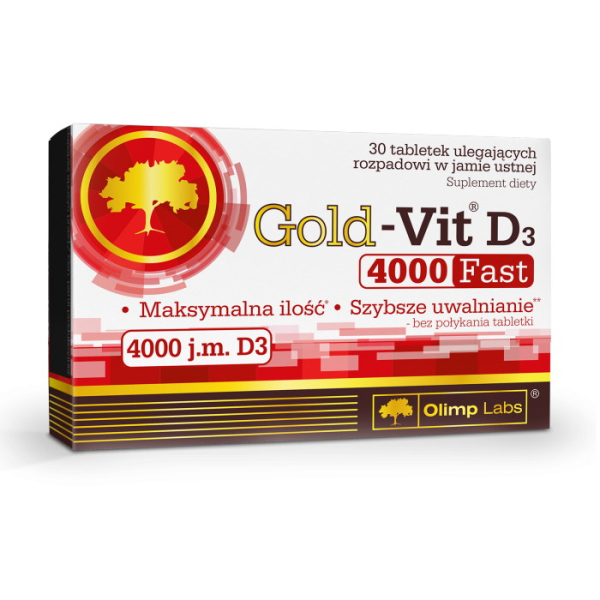 Вітаміни та мінерали Olimp Sport Nutrition Gold-Vit D3 4000 Fast, 30 таблеток