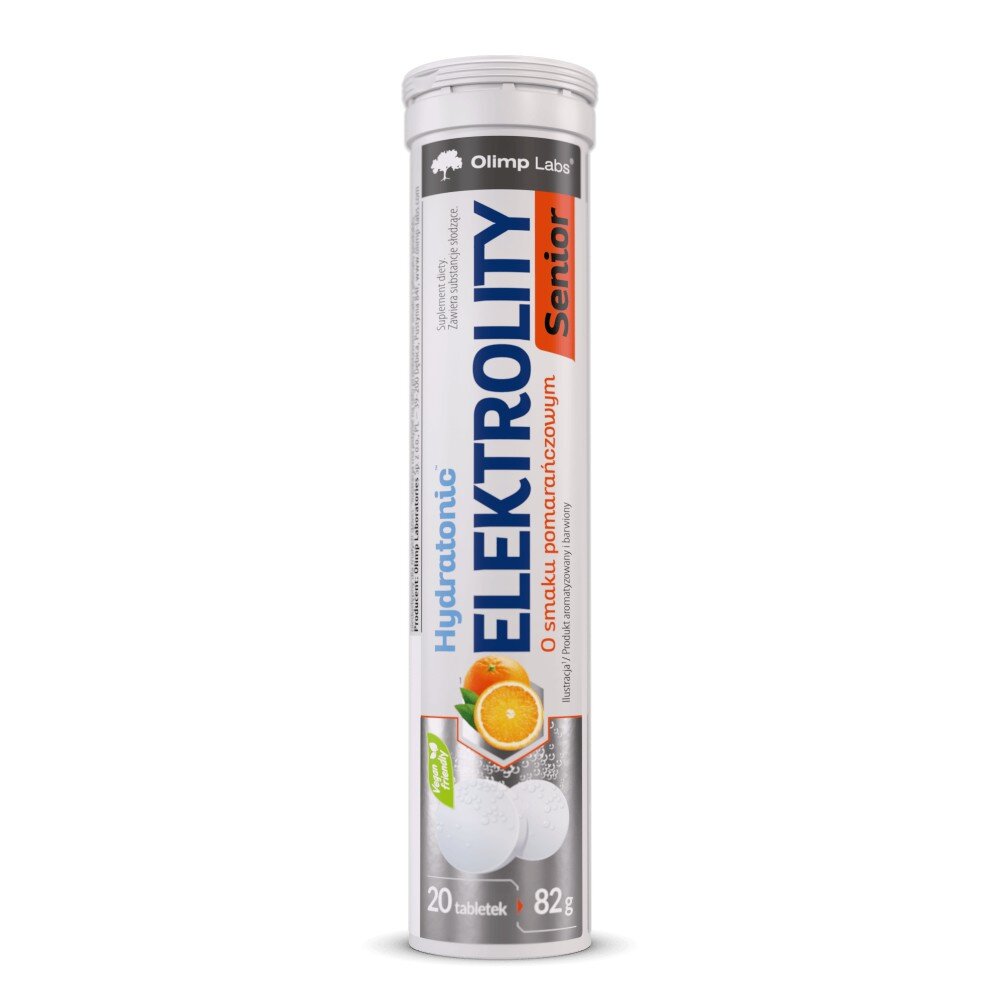 Електроліти Olimp Sport Nutrition Hydratonic Elektrolity Senior, 20 шипучі таблетки