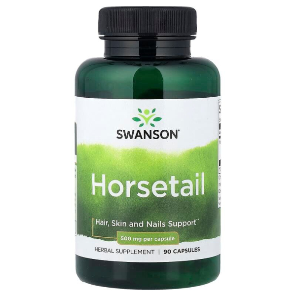 Хвощ польовий Swanson Horsetail 500 mg, 90 капсул
