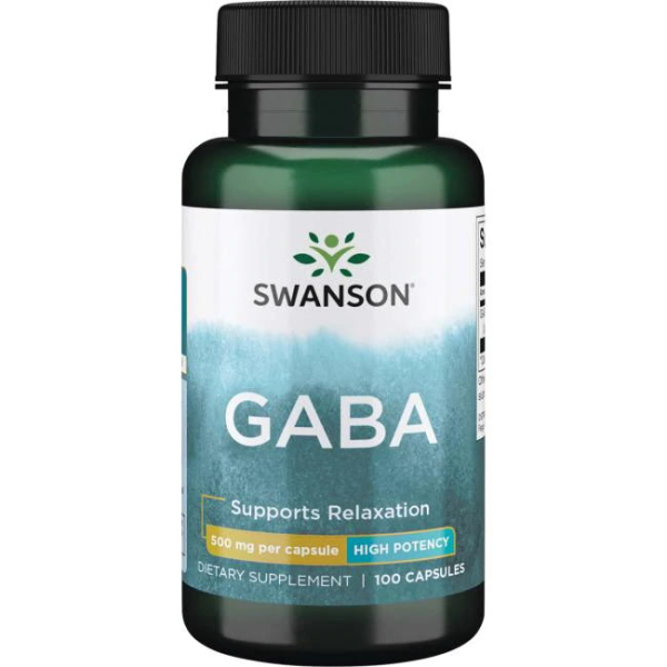 Амінокислота Swanson GABA 250 mg, 60 капсул