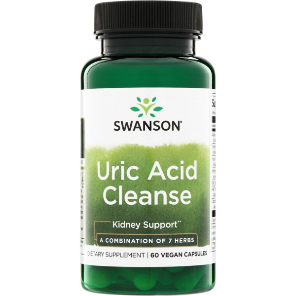 Рослинний комплекс Swanson Uric Acid Cleanse, 60 вегакапсул
