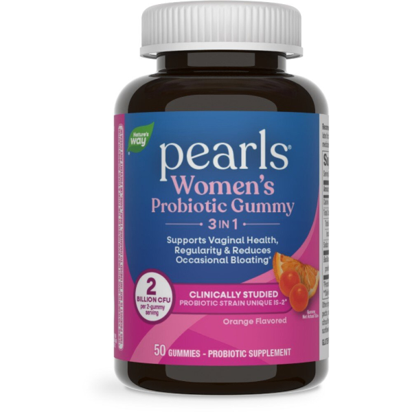 Жіночий пробіотик Nature's Way Pearls Probiotic Women's 3-in-1 Gummy, 50 желейок