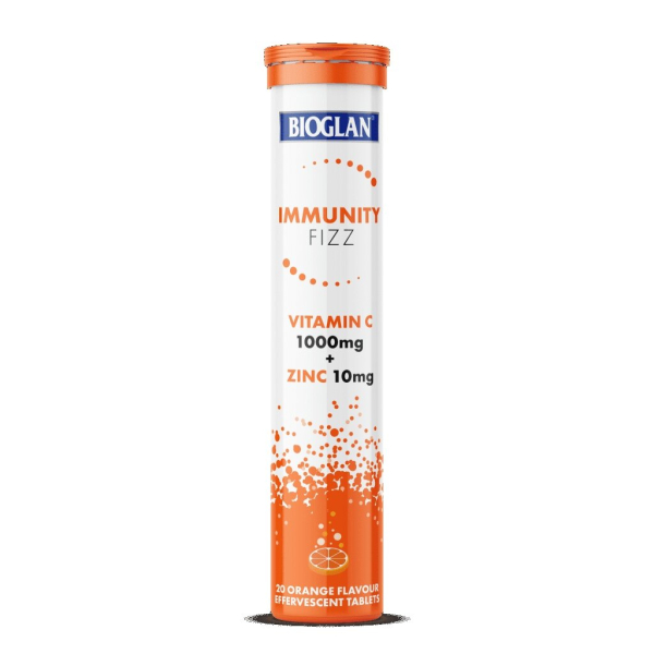 Вітаміни та мінерали Bioglan Immunity Fizz, 20 шипучих таблеток