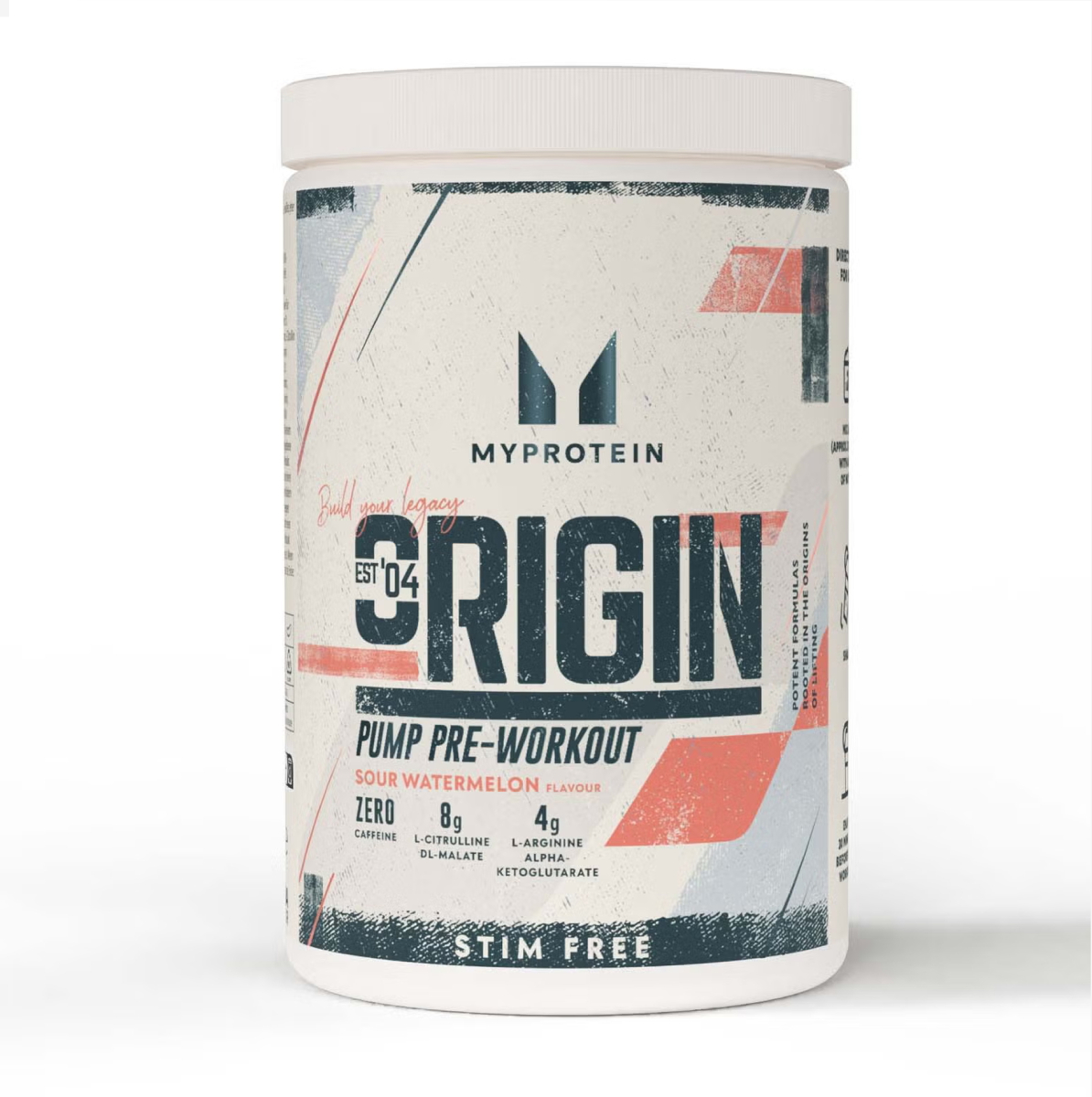 Origin Pre Workout Stim-Free Sour - 30 serv Watermelon