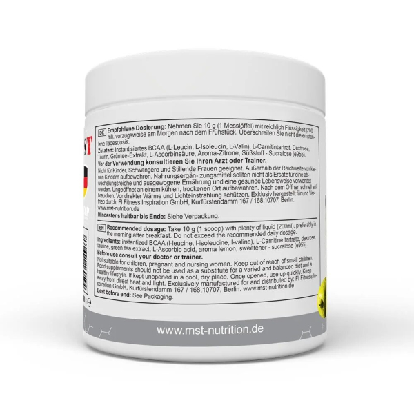 Жироспалювач MST Nutrition L-Carnitine + Amino, 300 грам. Фото 2