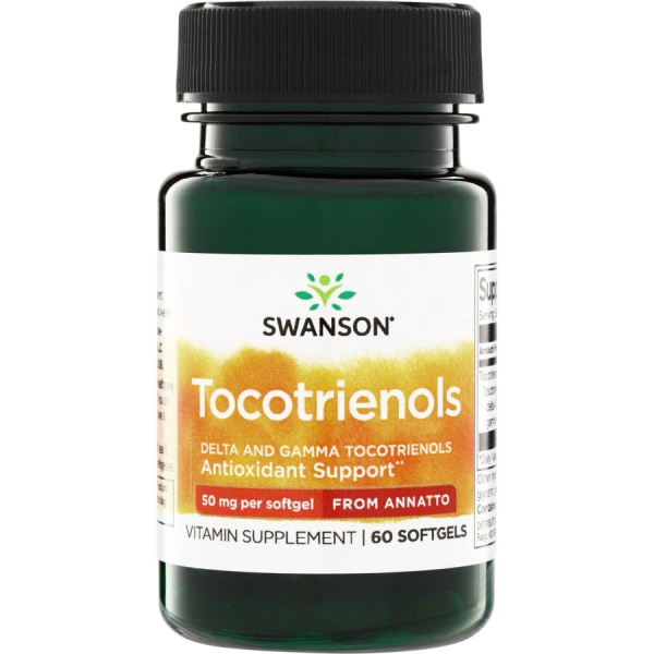 Токотрієноли Swanson Tocotrienols 50 mg, 60 капсул