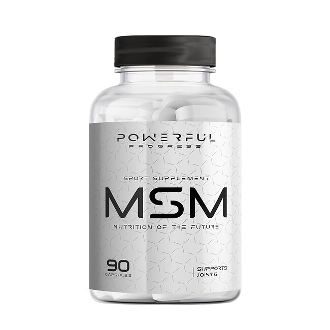 Препарат для суглобів і зв'язок Powerful Progress MSM 1000 mg, 90 капсул