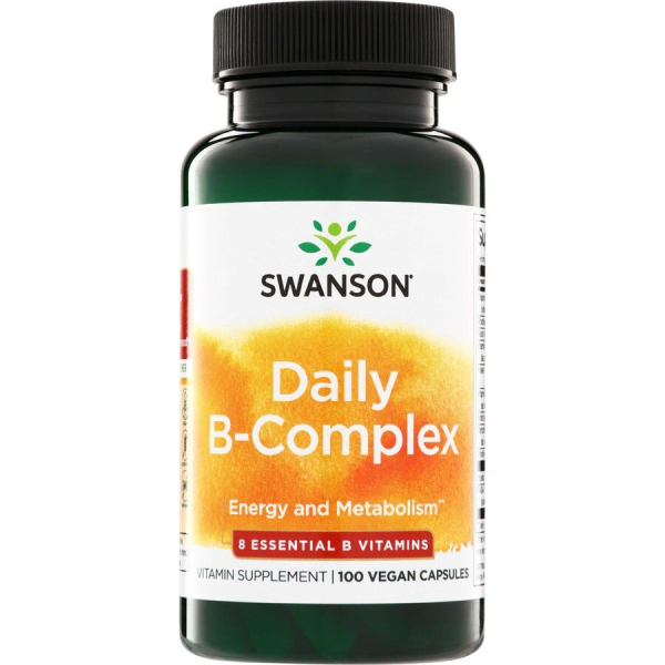 Комплекс вітамінів групи B Swanson Daily B-Complex, 100 вегакапсул