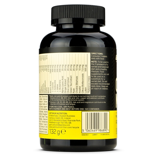 Вітаміни та мінерали Optimum Nutrition Opti-Men (EU), 90 таблеток Покращує пам'ять та когнітивні функції. Фото 3
