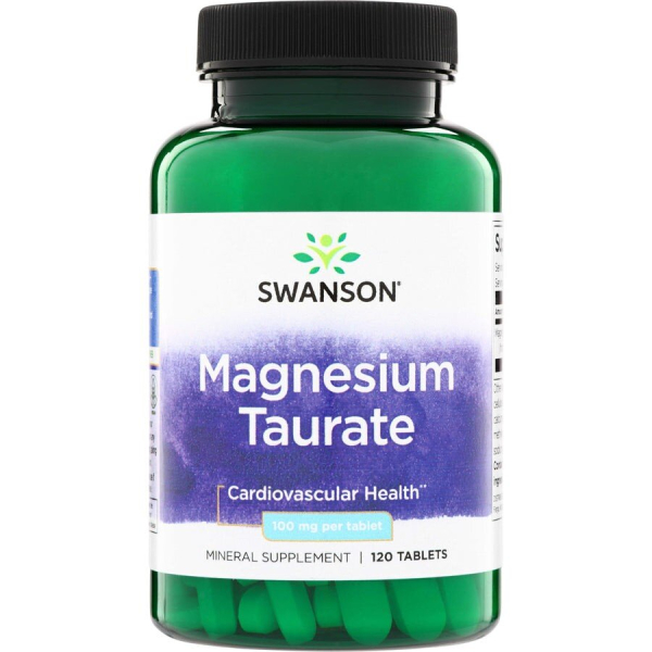 Магній таурат Swanson Magnesium Taurate 100 mg, 120 капсул
