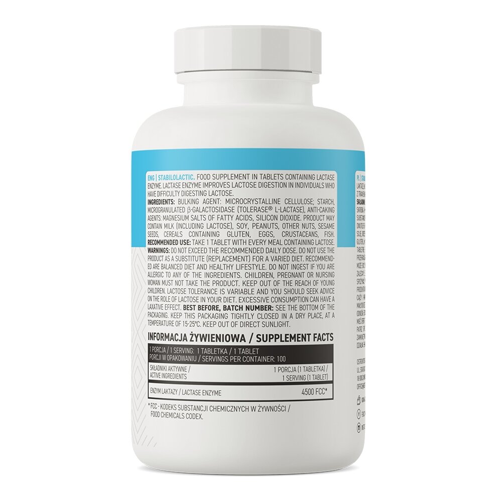 Стабілолактик OstroVit Stabilolactic, 100 таблеток. Фото 2