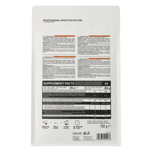 Яловичий протеїн OstroVit Hydro Beef Protein, 700 грам. Фото 2