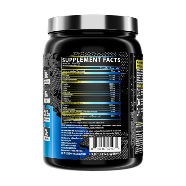 Outlift Clinical - 639.91g Blueberry Lemonade. Фото 2