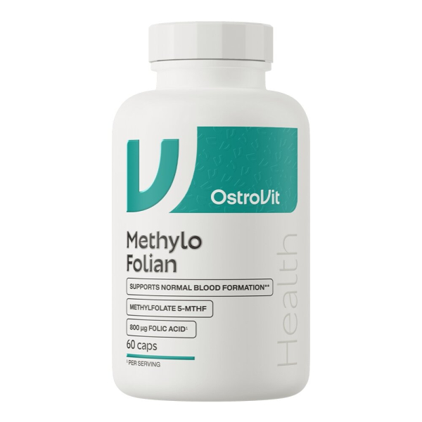Метилфолат 5-MTHF OstroVit Methylofolian 5-MTHF 800 mcg, 60 капсул