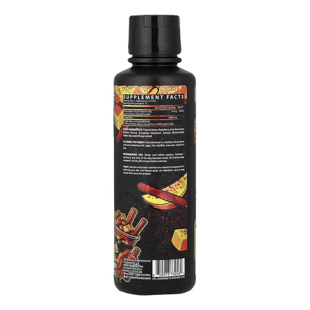 Liquid L-Carnitine 3000 - 480ml Mango Chamoy. Фото 2