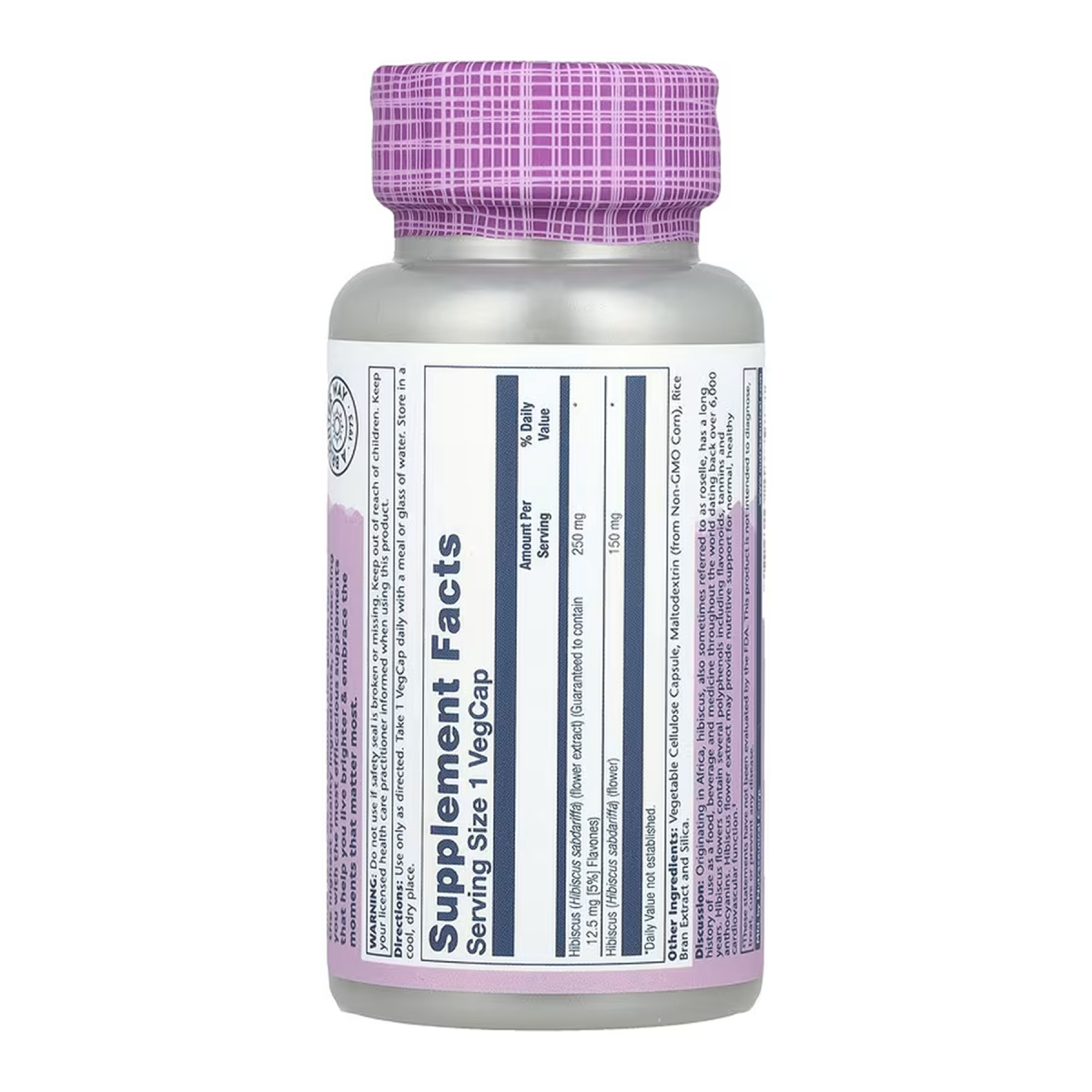 Hibiscus Flower Extract 250mg - 60 vcaps. Фото 2
