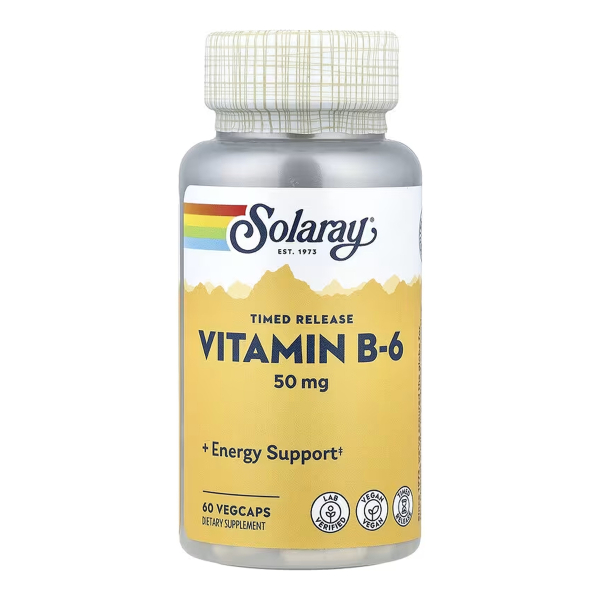 Vitamin B-6 Timed-Release 50mg - 60 vcaps