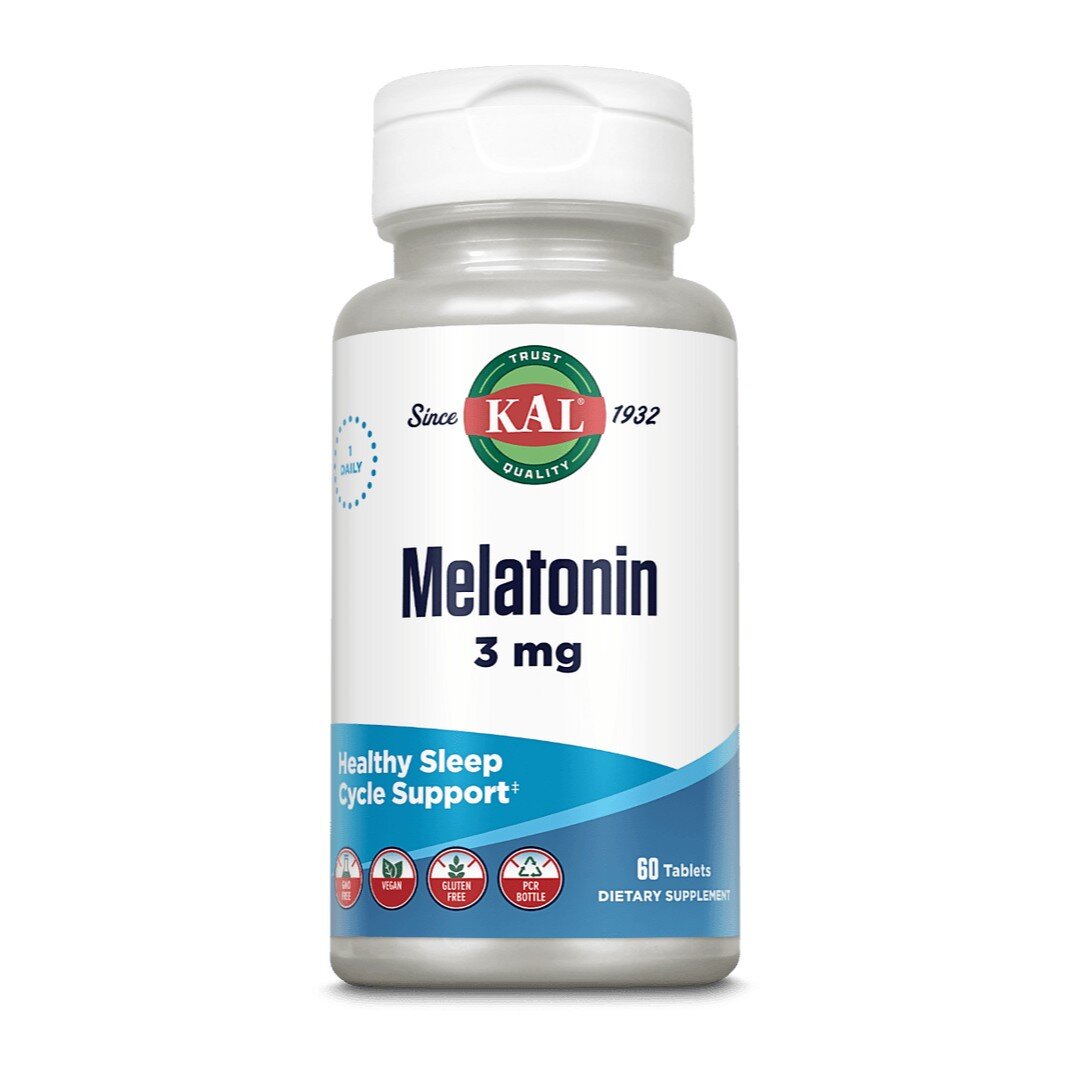 Мелатонін KAL Melatonin 3 mg, 60 таблеток