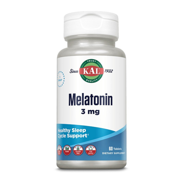Мелатонін KAL Melatonin 3 mg, 60 таблеток