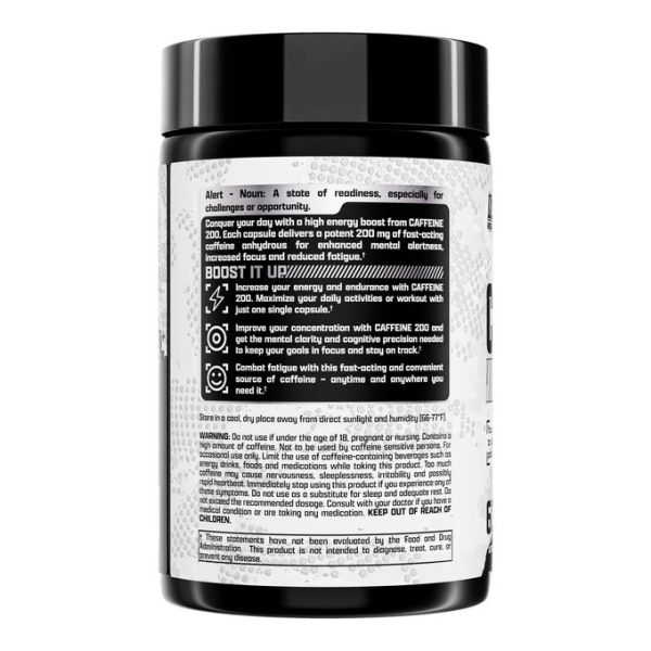 Кофеїн безводний Nutrex Research Caffeine 200, 60 капсул. Фото 2