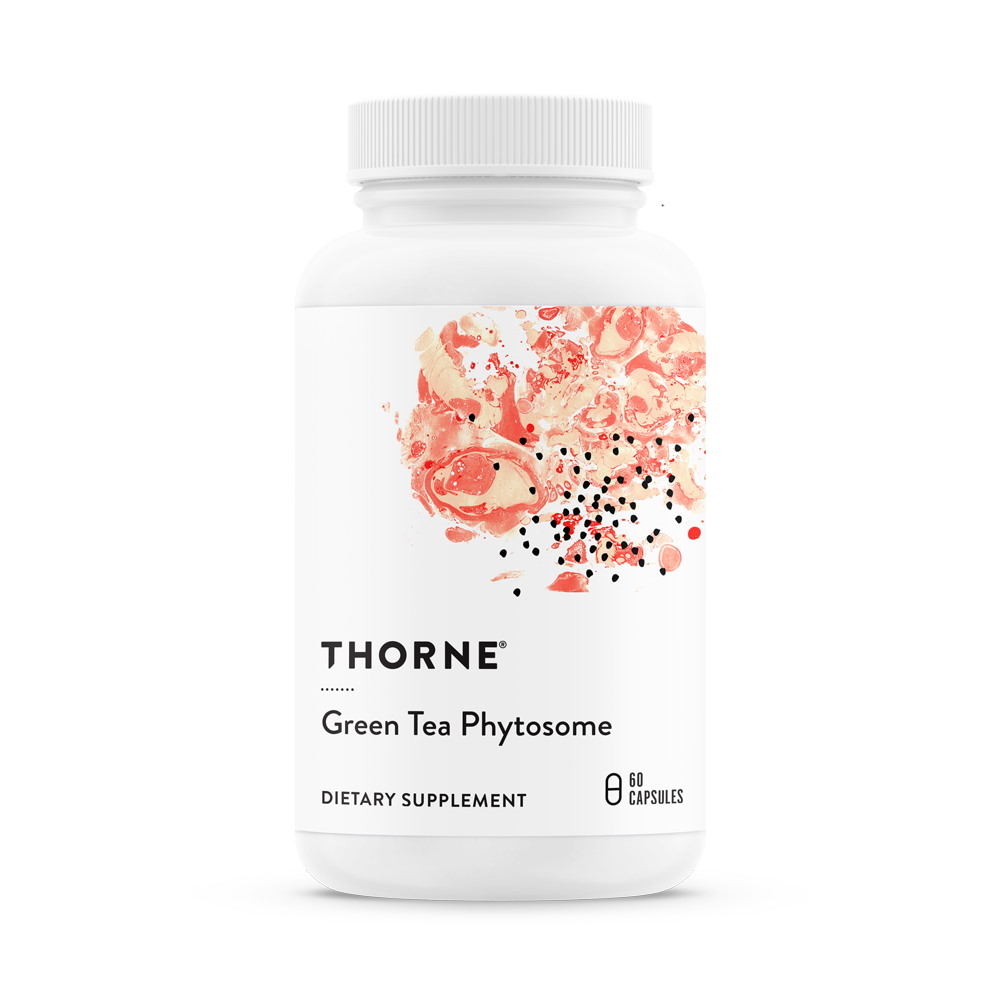 Натуральна добавка Thorne Green Tea Phytosome, 60 капсул