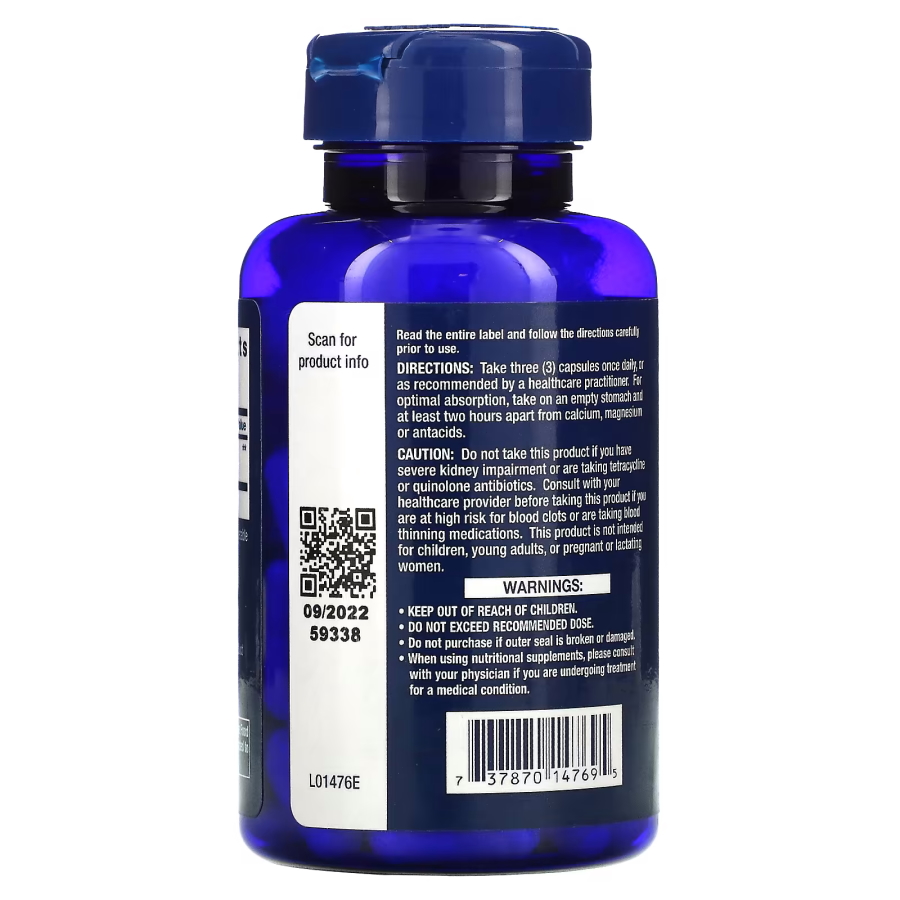 Вітаміни та мінерали Life Extension Strontium 750 mg, 90 вегакапсул. Фото 3