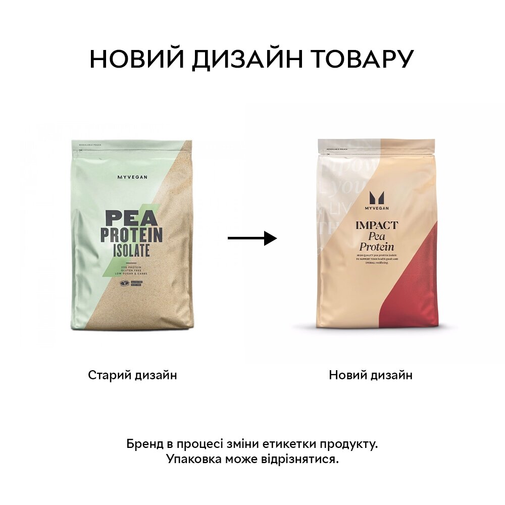 Гороховий протеїн ізолят MyProtein Pea Protein Isolate, 1 кг. Фото 3