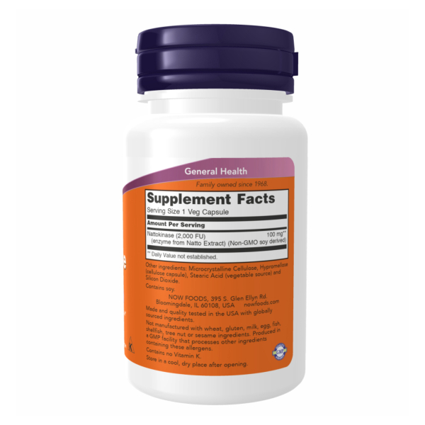 Nattokinase 100mg - 60 vcaps. Фото 2