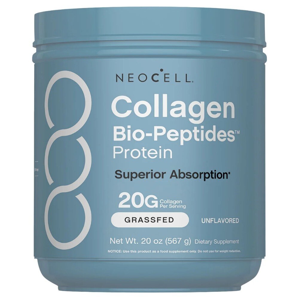 Гідролізовані колагенові пептиди Neocell Grassfed Collagen Bio-Peptides, 567 грам