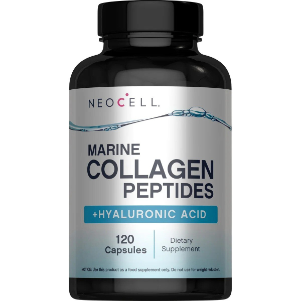 Морський колаген Neocell NeoCell Marine Collagen Peptides + Hyaluronic Acid, 120 капсул