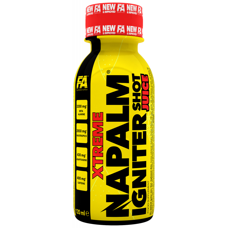 Передтренувальний комплекс Fitness Authority Napalm Igniter Juice Shot, 120 мл