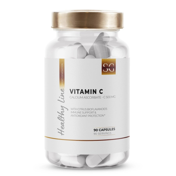 Вітаміни та мінерали Sport Generation Healthy Line Vitamin C Calcium Ascorbate 500 mg, 90 капсул