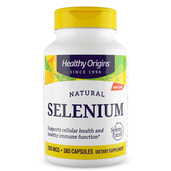 Селен Healthy Origins Selenium 200 mcg, 180 капсул для підтримки імунної системи