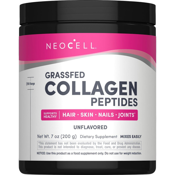 Колагенові пептиди типів I та III Neocell Grassfed Collagen Peptides, 200 грам
