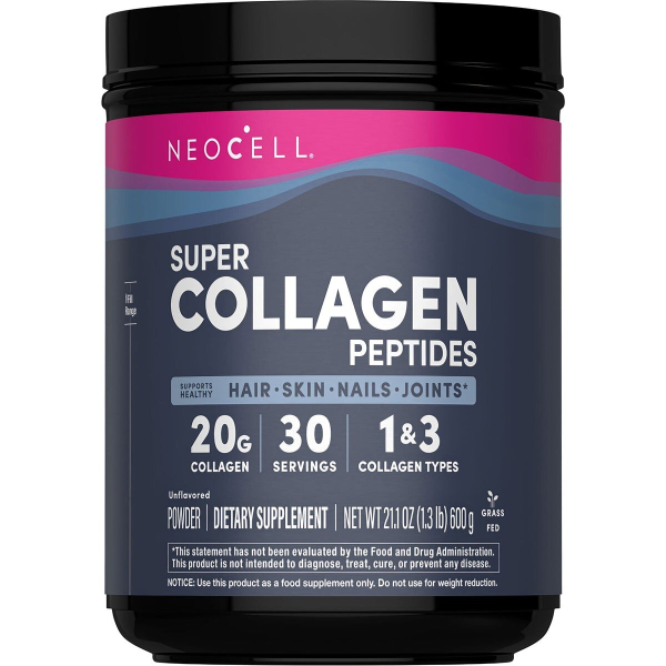 Колагенові пептиди типів I та III Neocell Grassfed Collagen Peptides, 600 грам