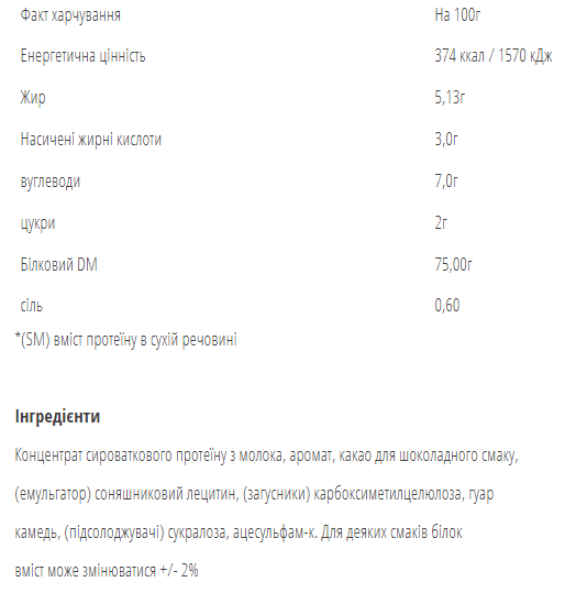 WPC80 - 900g Сhocolate