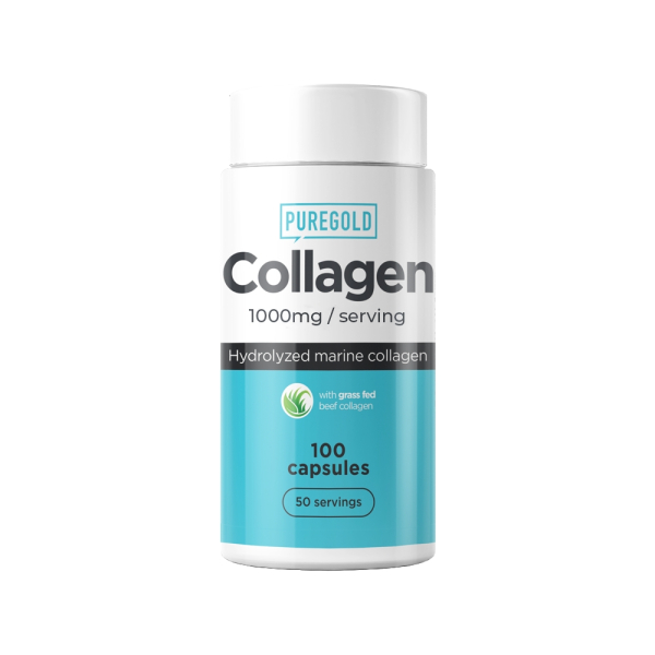 Препарат для суглобів і зв'язок Pure Gold Protein Marine Collagen, 100  капсул