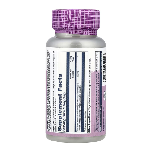 Bitter Melon Fruit Extract 10% 500mg - 30 vcaps. Фото 2