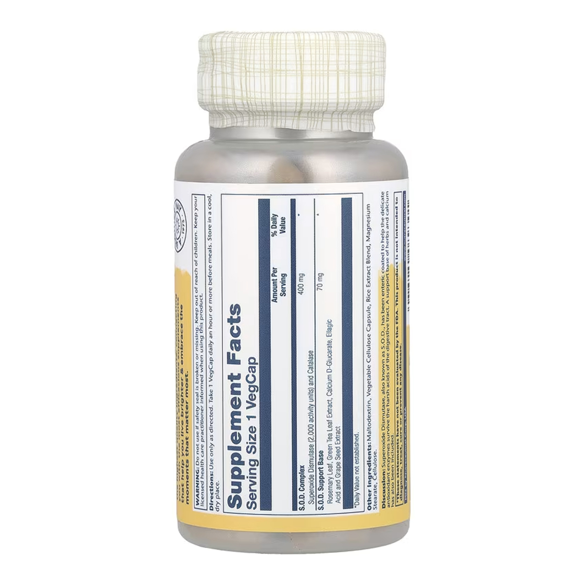 SOD 2000 Plus 400mg - 100 vcaps. Фото 2