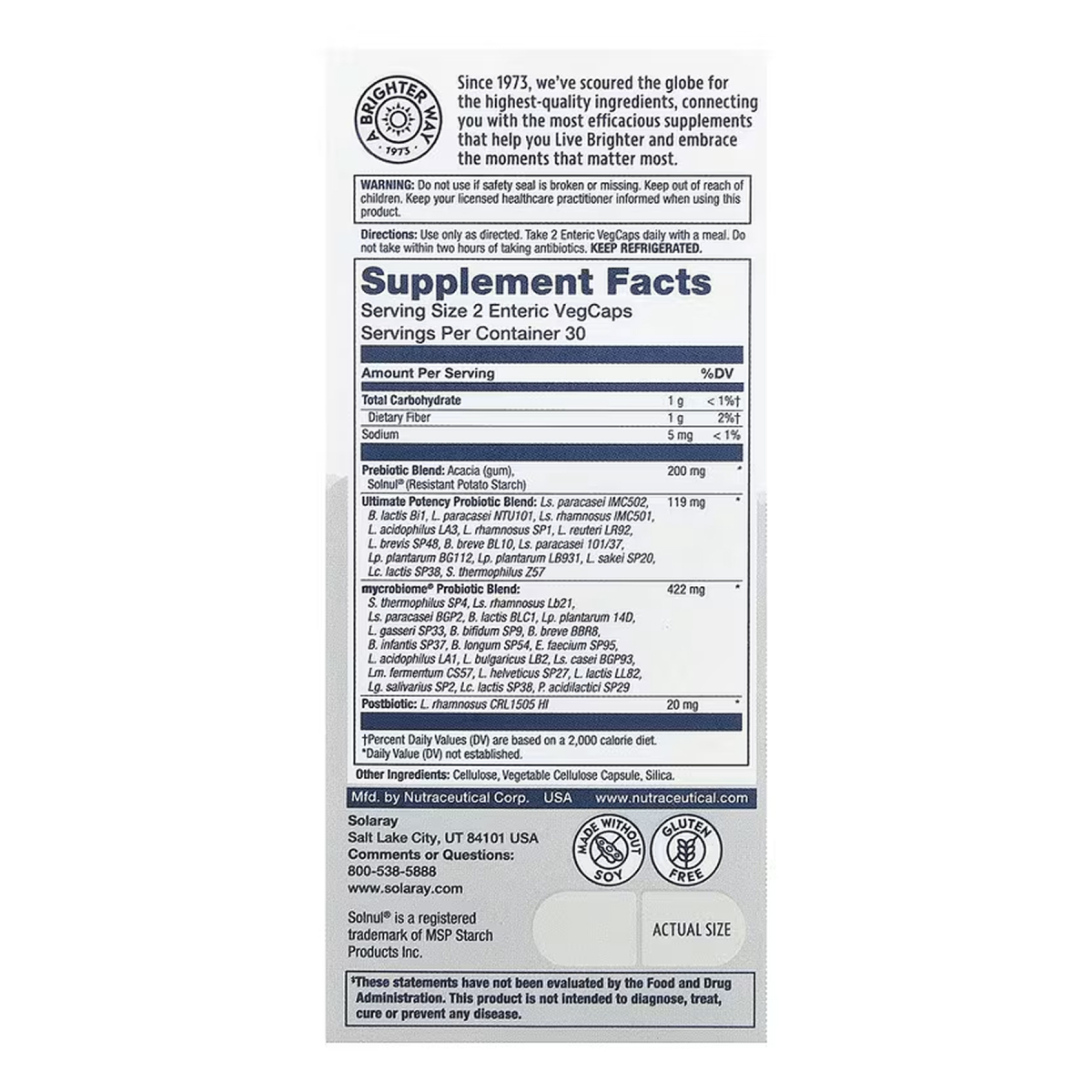 Complete Probiotic Ultimate Potency - 60 vcaps. Фото 2