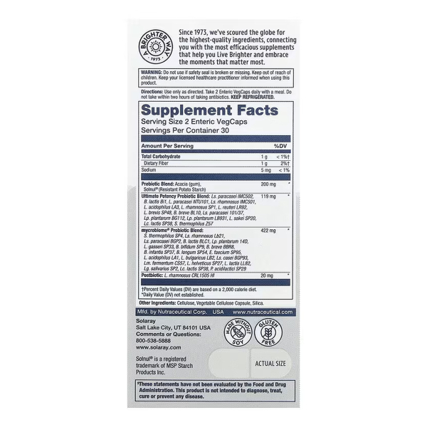 Complete Probiotic Ultimate Potency - 60 vcaps. Фото 2