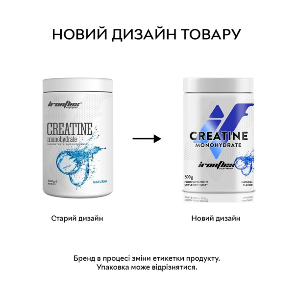 Креатин IronFlex Creatine Monohydrate, 500 грам. Фото 2