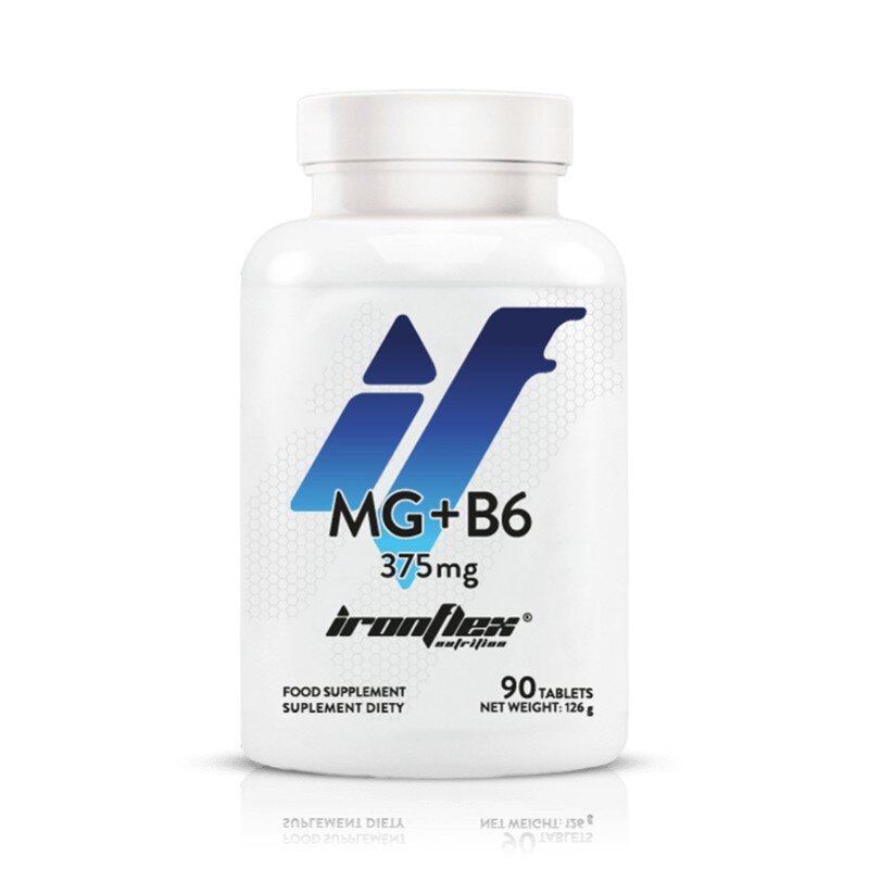 Вітаміни та мінерали IronFlex Mg + B6, 90 таблеток