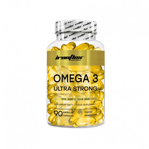Жирні кислоти IronFlex Omega 3 Ultra Strong, 90 капсул