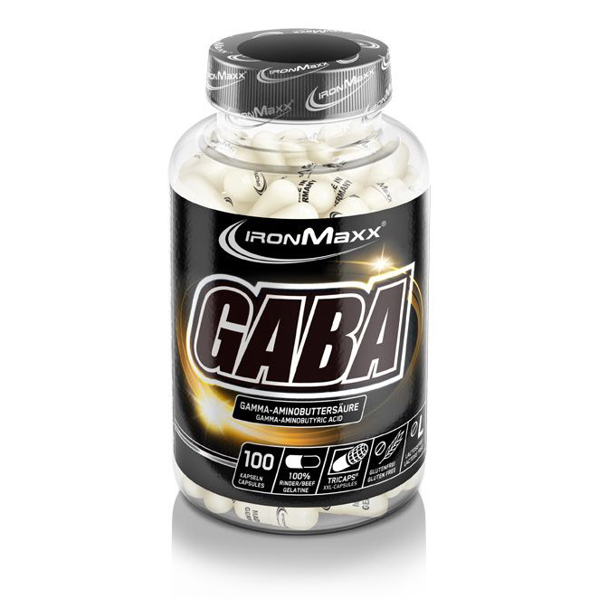 Амінокислота Ironmaxx GABA, 100 капсул