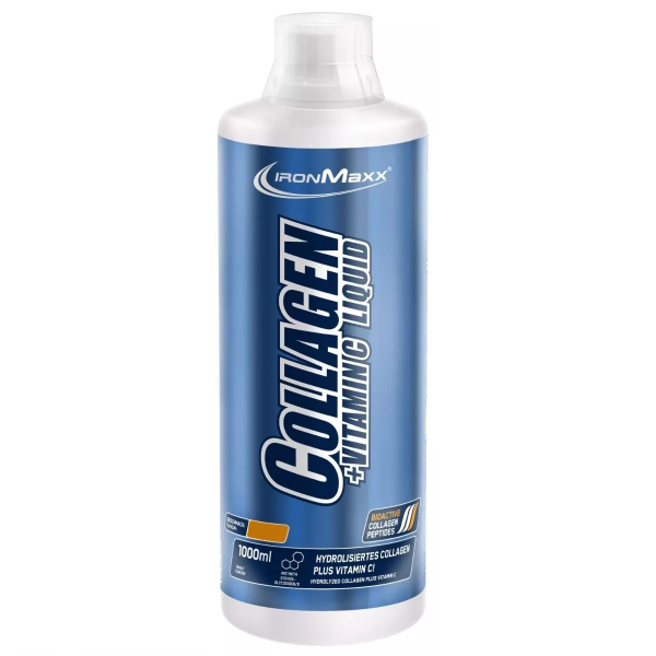 Препарат для суглобів і зв'язок Ironmaxx Collagen + Vitamin C Liquid, 1 л