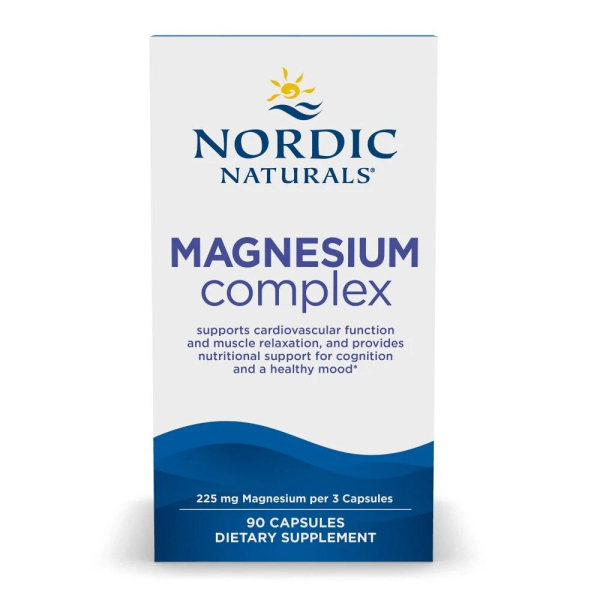 Комплекс магнію у трьох формах Nordic Naturals Magnesium Complex, 90 капсул